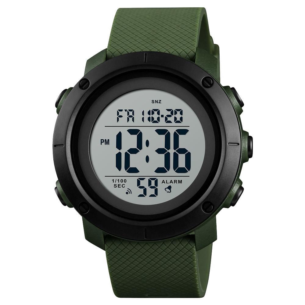 Годинник Skmei чоловічий наручний 1426AGWT watch Army ABS Green/White (12286)