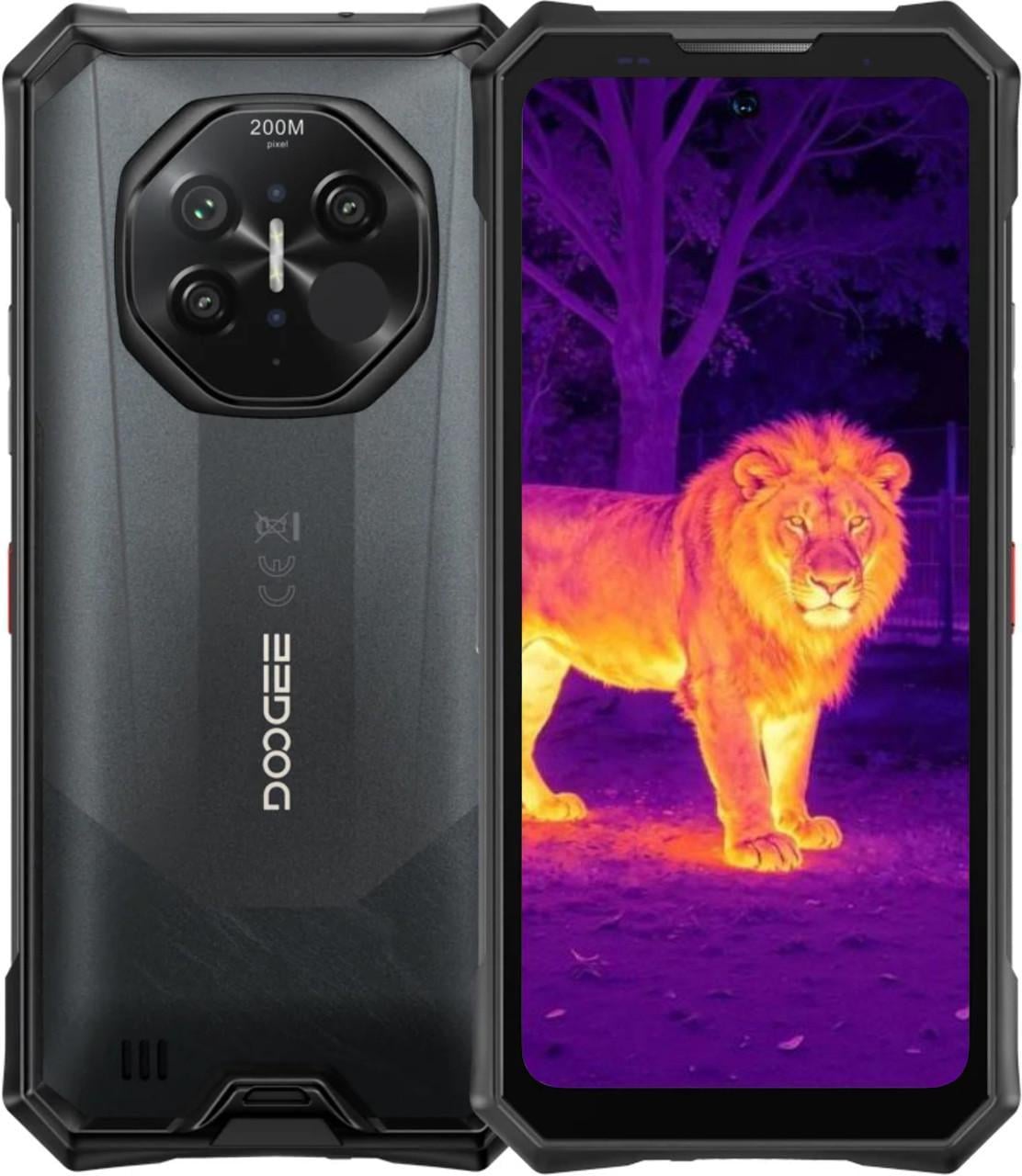 Смартфон Doogee S300 PLUS 5G 12/1024 Гб Night Vision Global Version Stealth Black (3030668653)