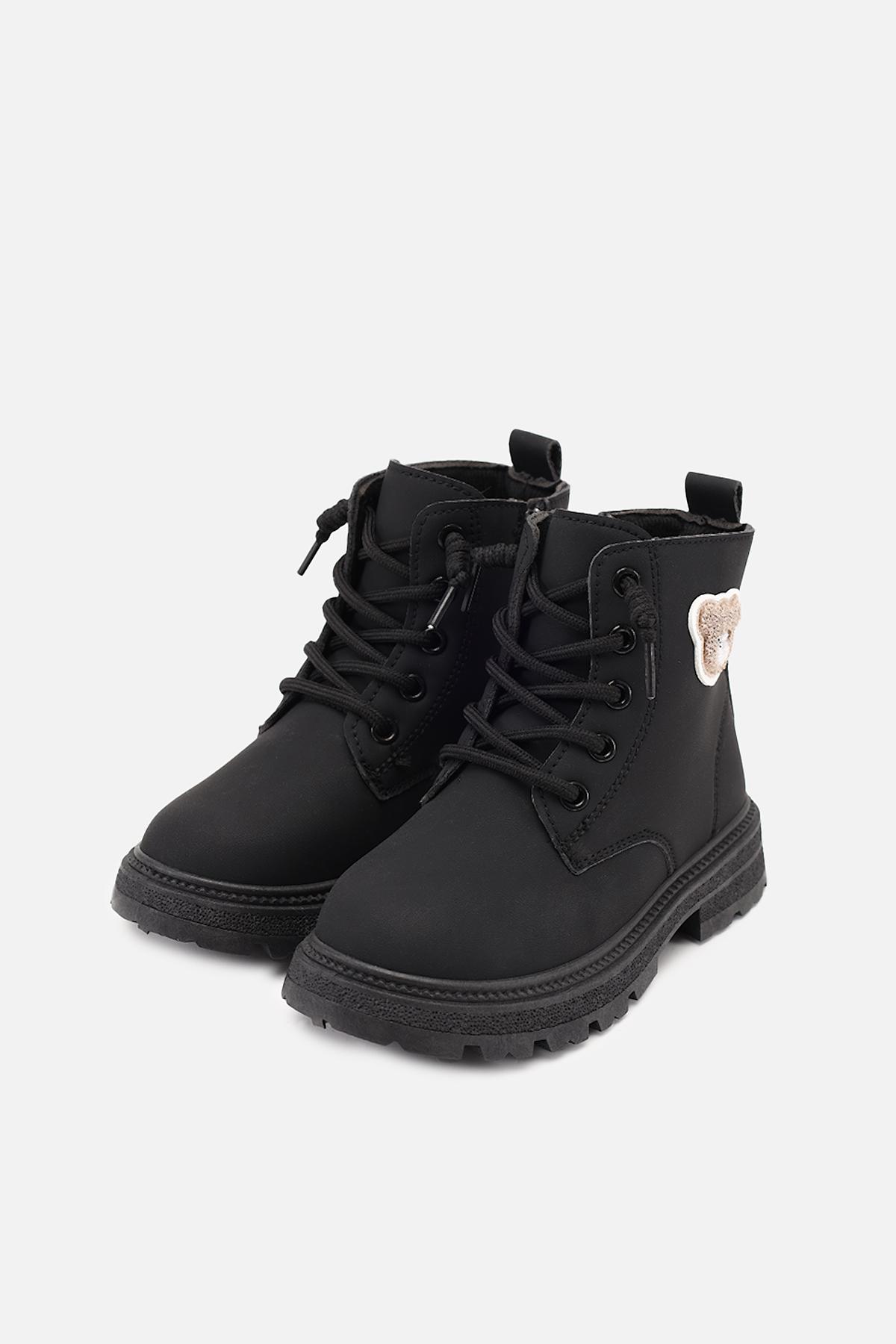 Черевики дитячі демісезонні ЦБ-00275954 для дівчинки р. 28 Чорний (29085918) - фото 3 Черевики дитячі демісезонні ЦБ-00275954 для дівчинки р. 28 Чорний (29085918) - фото 3