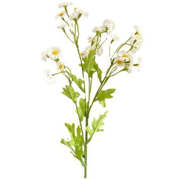 Искусственные цветы для декора Ромашки из пяти веток (C00688-1)