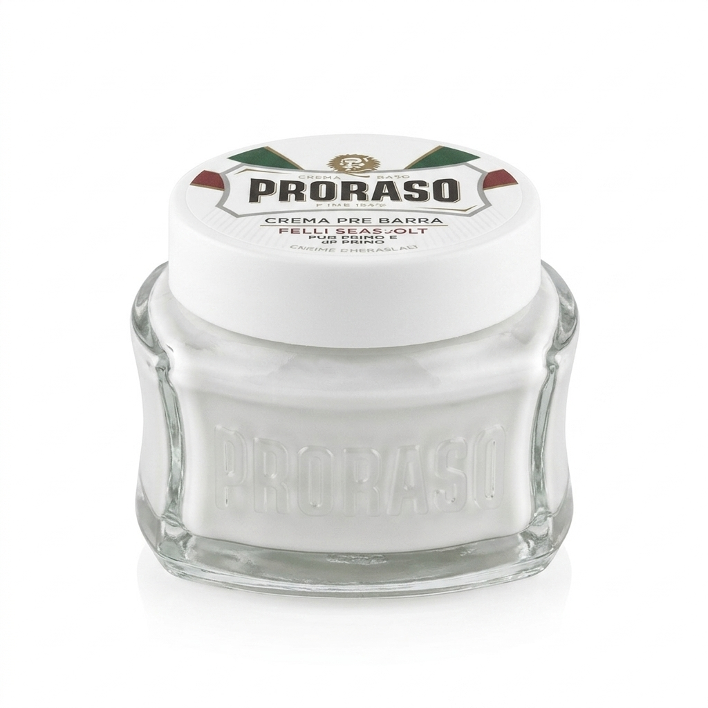 Крем перед голінням для чутливої шкіри Proraso з екстрактом зеленого чаю 100 мл (400501)