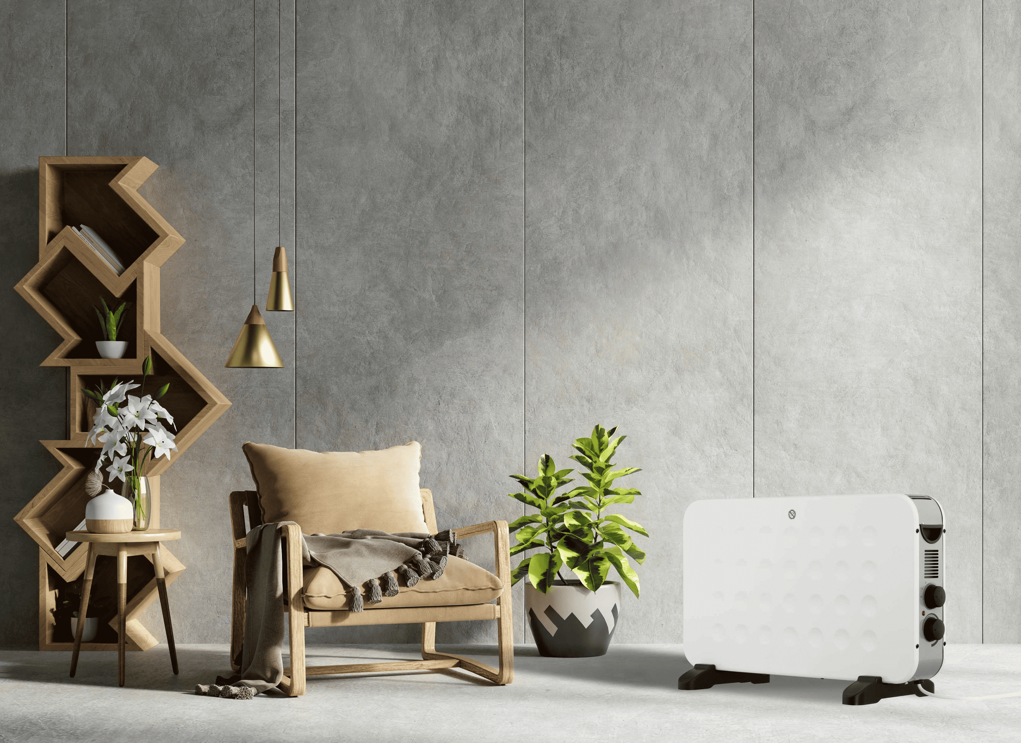 Конвектор электрический с термостатом и механической регулировкой температуры 2000 Вт Белый (CHH-2000MWC1) - фото 8 Конвектор электрический с термостатом и механической регулировкой температуры 2000 Вт Белый (CHH-2000MWC1) - фото 8