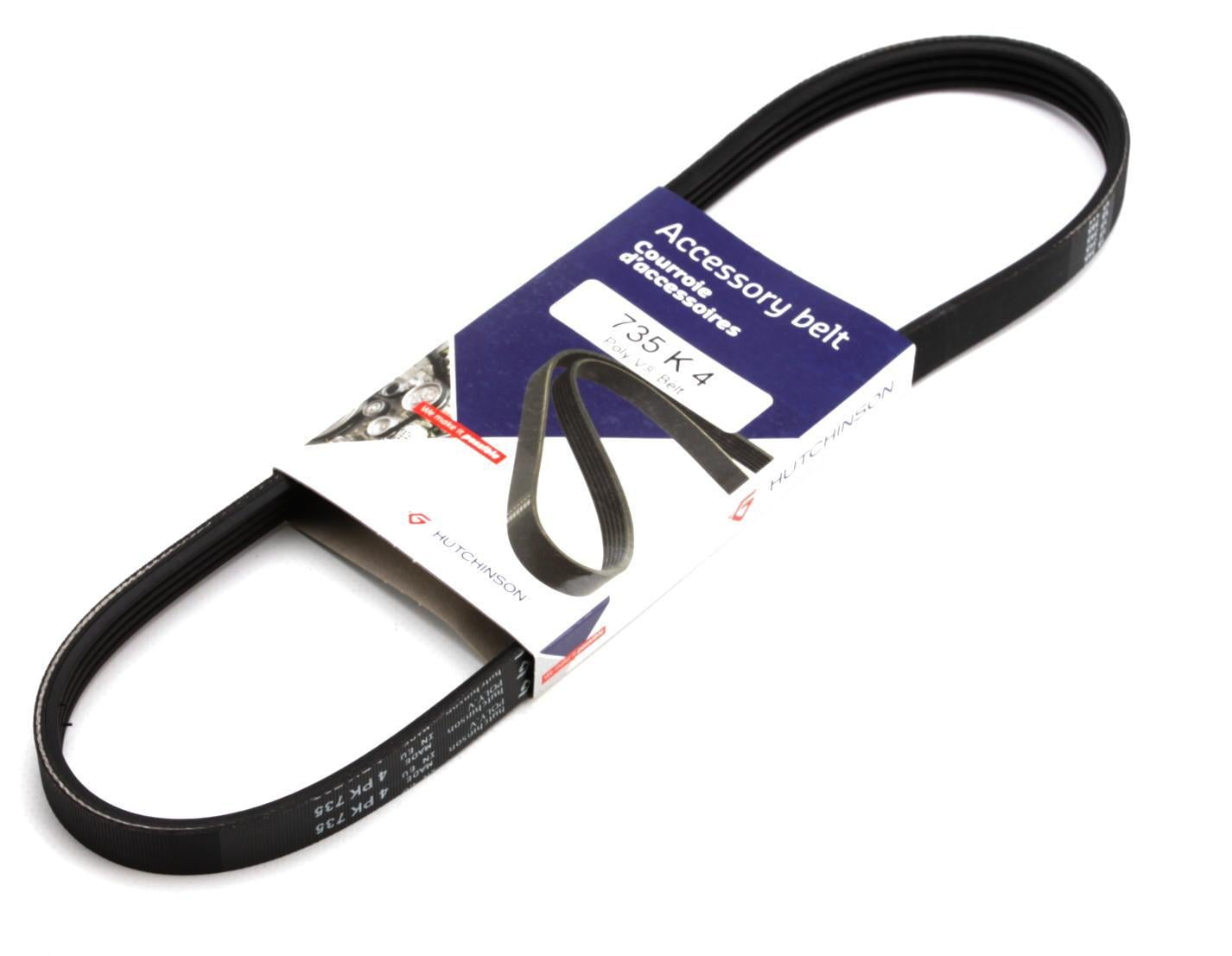 Ремінь генератора HUTCHINSON Ford Transit 2.0 TDCI 00-06 4PK735 (735_K_4)