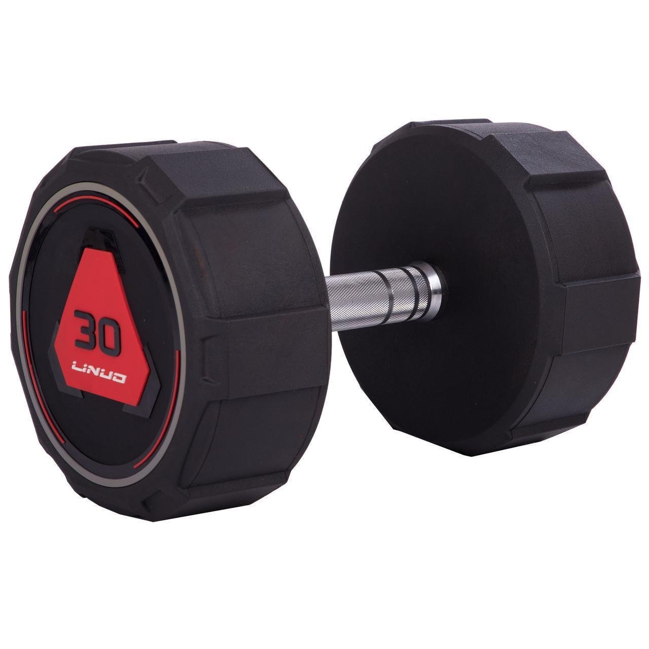 Гантель цельная LI NUO TA-3618-30 с полиуретановым покрытием 30 кг (2532854868)