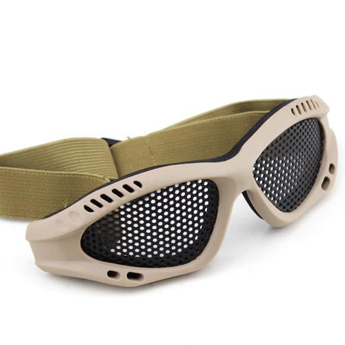 Очки-сетка защитные для Airsoft/Страйкбола Tan (MA-02-T)