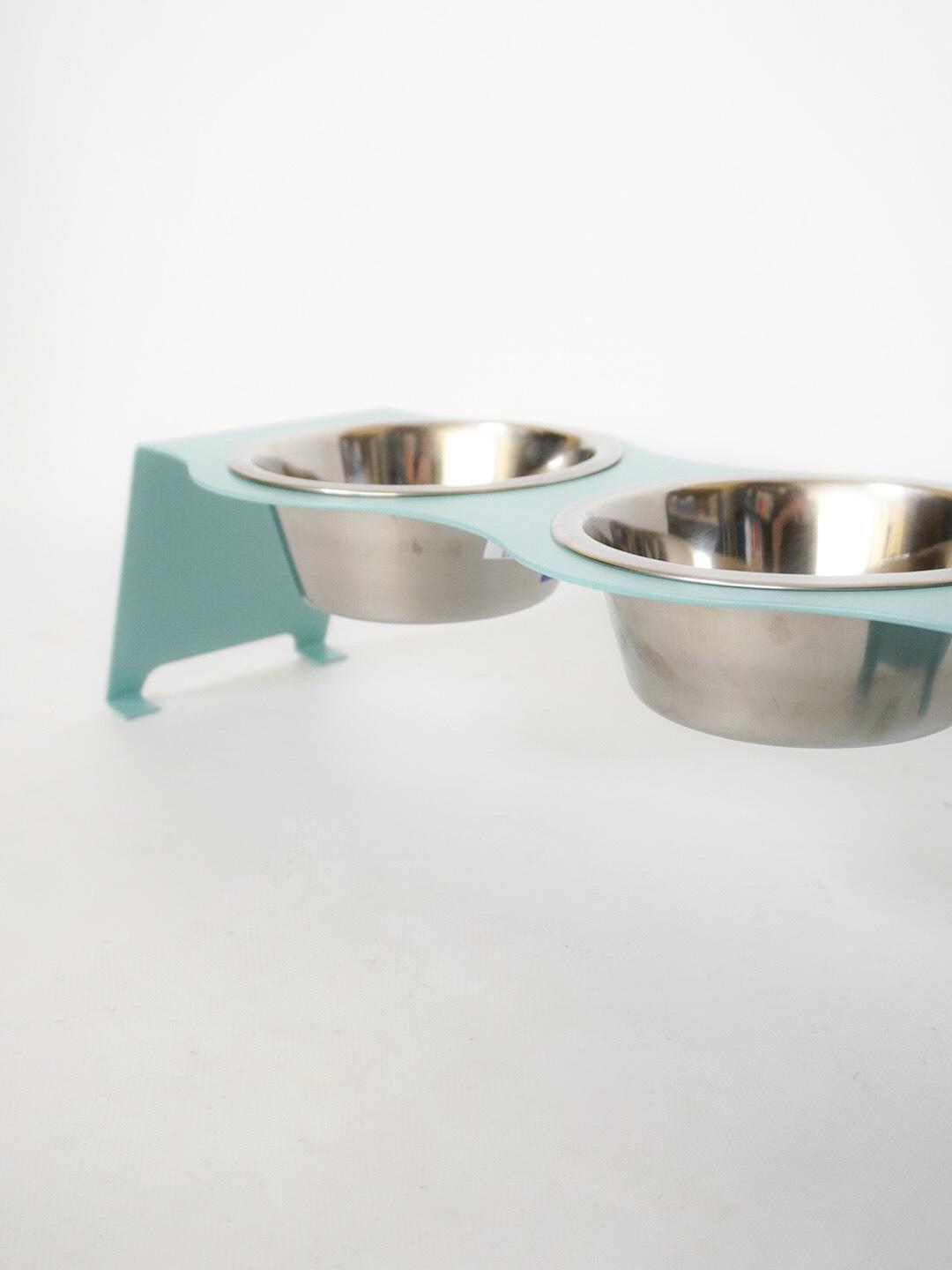 Кормушка My friend подставка для собак мелких пород на 2 миски металл 111 мм 0,2 л Мятный (24422889) - фото 6 Кормушка My friend подставка для собак мелких пород на 2 миски металл 111 мм 0,2 л Мятный (24422889) - фото 6