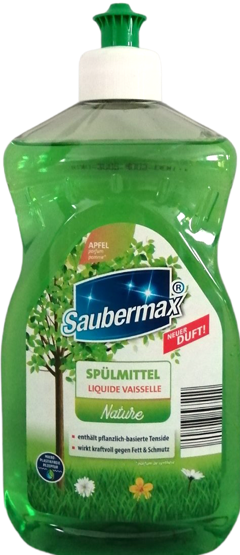 Средство для мытья посуды Saubermax Nature Apfel 500 мл (12112)