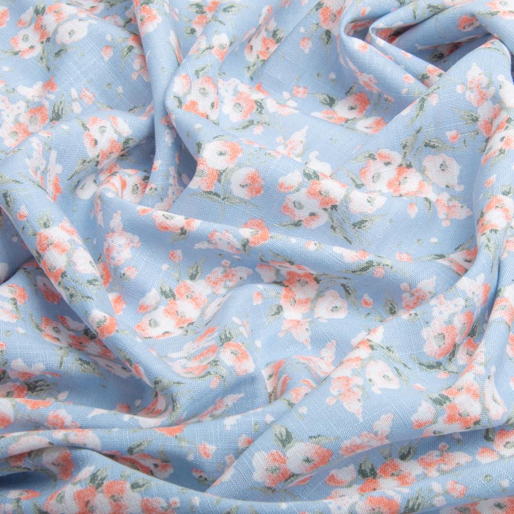 Ткань костюмно-платяная лен с вискозой Весна 180 г/м2 140 см (26444) - фото 3 Ткань костюмно-платяная лен с вискозой Весна 180 г/м2 140 см (26444) - фото 3