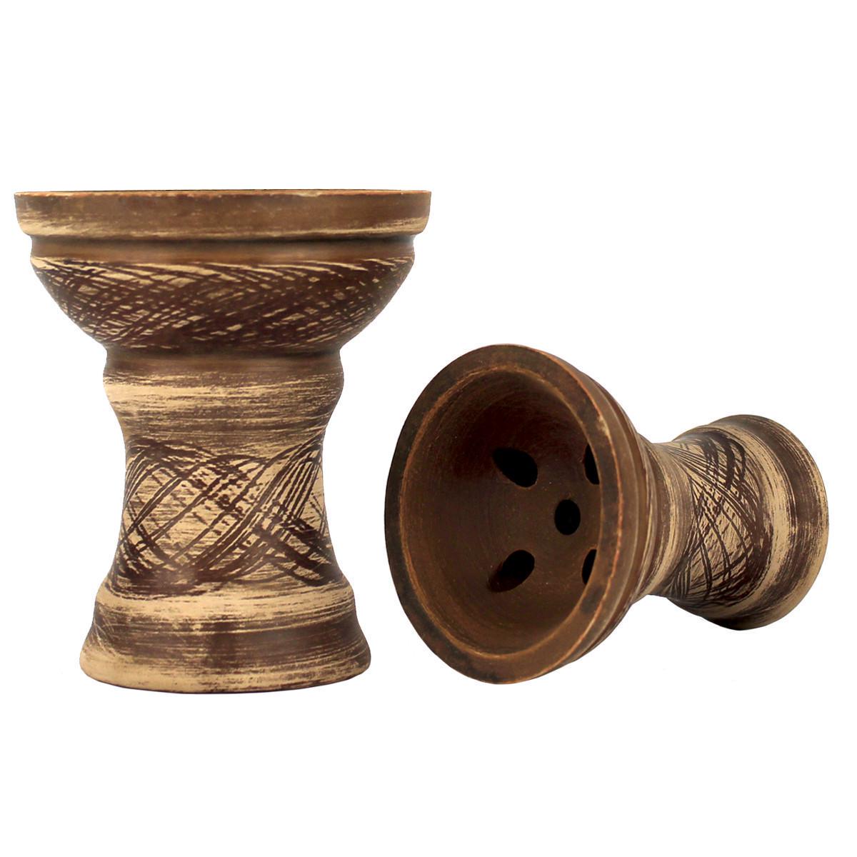 Чаша для кальяну Gusto Bowls Turkish V2.0 Vintage Світло-коричневий Чаша для кальяну Gusto Bowls Turkish V2.0 Vintage Світло-коричневий