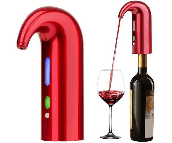 Помпа-аэратор аккумуляторная для вина SMART SW-EA01 Красный (10113) - фото 3 Помпа-аэратор аккумуляторная для вина SMART SW-EA01 Красный (10113) - фото 3