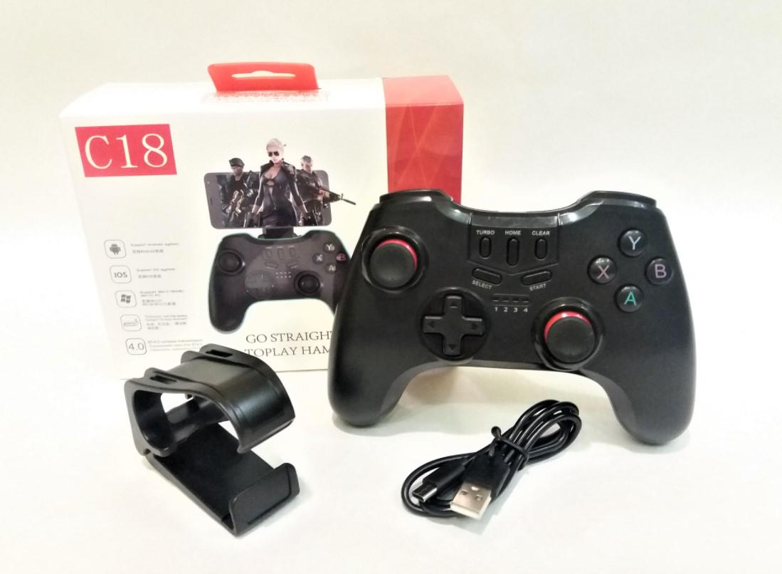 Ігровий джойстик С18 Universal Wireless Bluetooth Game Controller Pad - фото 1