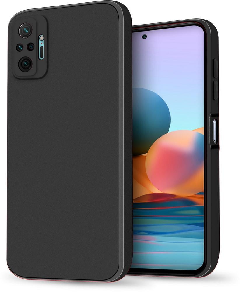Силиконовый чехол HardCorner Xiaomi Redmi Note 10 Pro (с микрофиброй) Black (34856-2B) Силиконовый чехол HardCorner Xiaomi Redmi Note 10 Pro (с микрофиброй) Black (34856-2B)