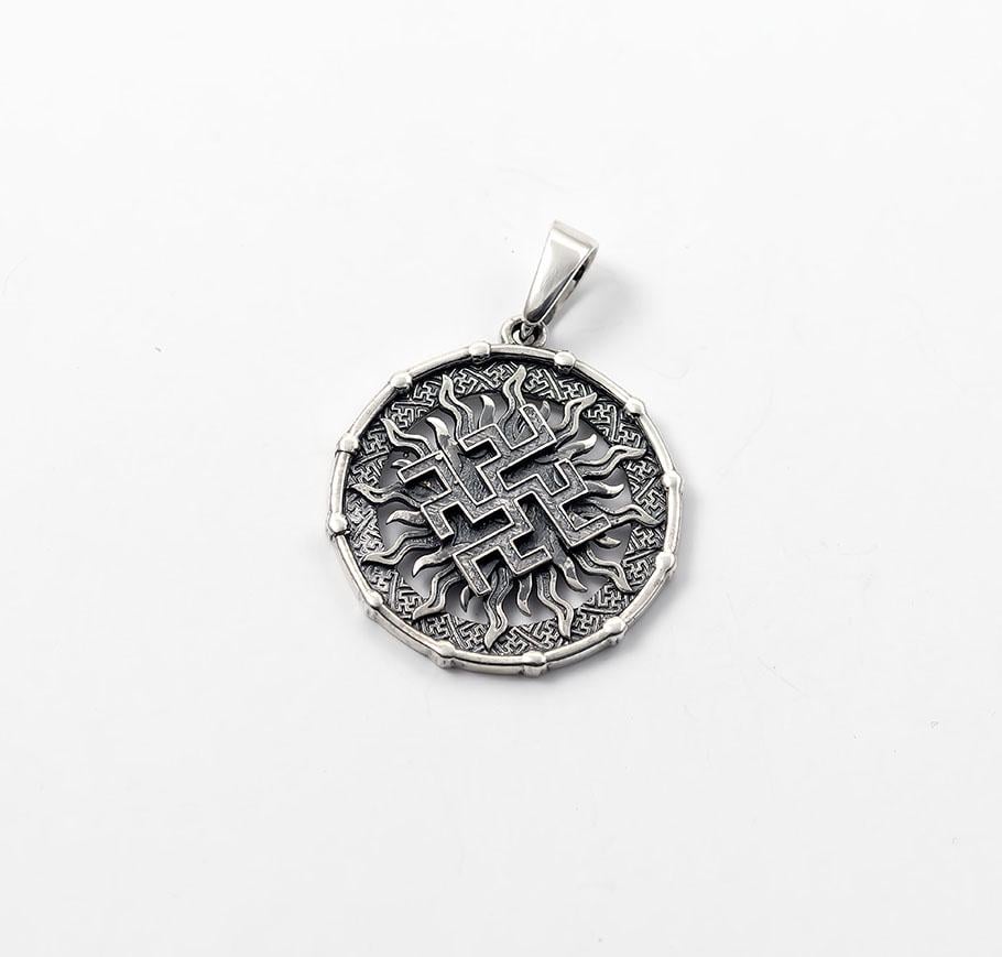 Кулон оберег Maxi Silver 8815 Одолень трава (88815)