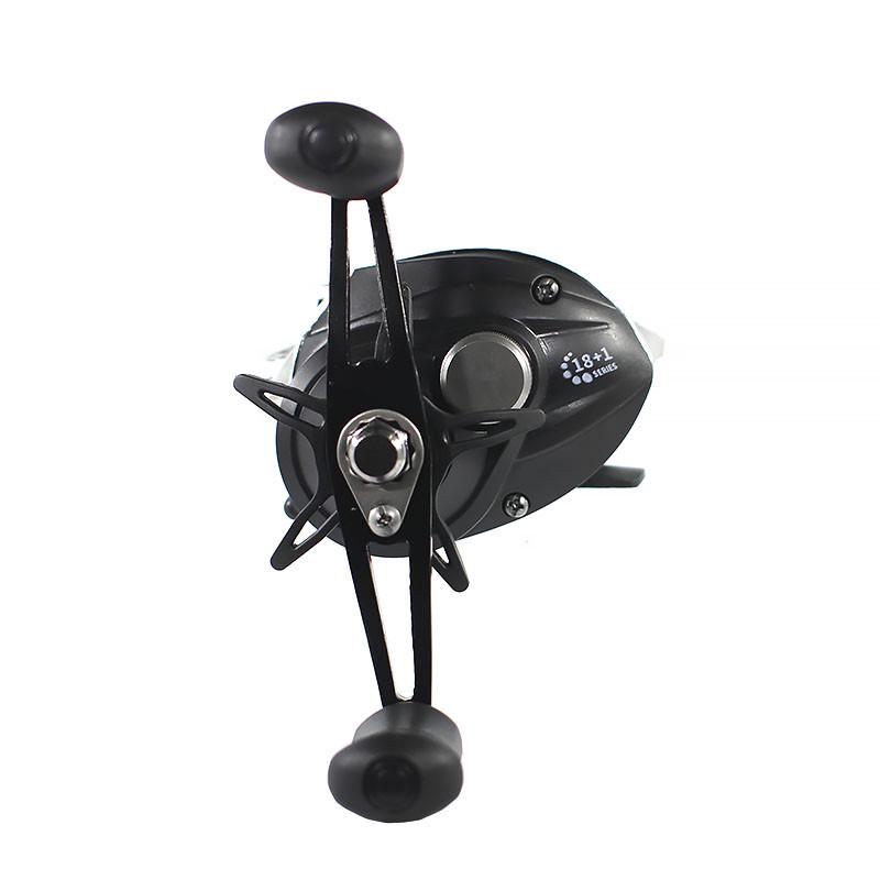 Катушка рыболовная мультипликаторная Yumoshi AK 201 для ловли рыбы левая рука Черный/Серебристый (784779497) - фото 4 Катушка рыболовная мультипликаторная Yumoshi AK 201 для ловли рыбы левая рука Черный/Серебристый (784779497) - фото 4