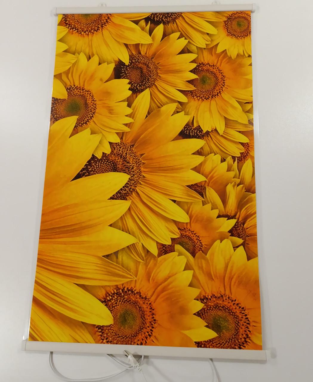 Электрический обогреватель-картина Подсолнухи настенные 630x1000 мм (wkr-10029) - фото 2 Электрический обогреватель-картина Подсолнухи настенные 630x1000 мм (wkr-10029) - фото 2