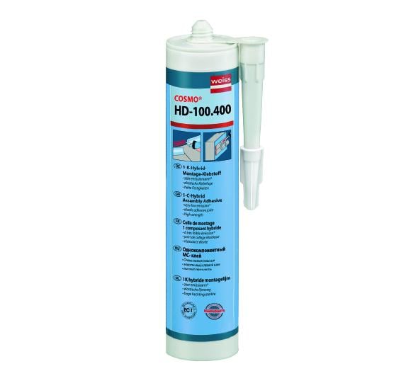 Клей-герметик Weiss COSMO HD-100.400 310 мл/470 г Білий (00-00003618)