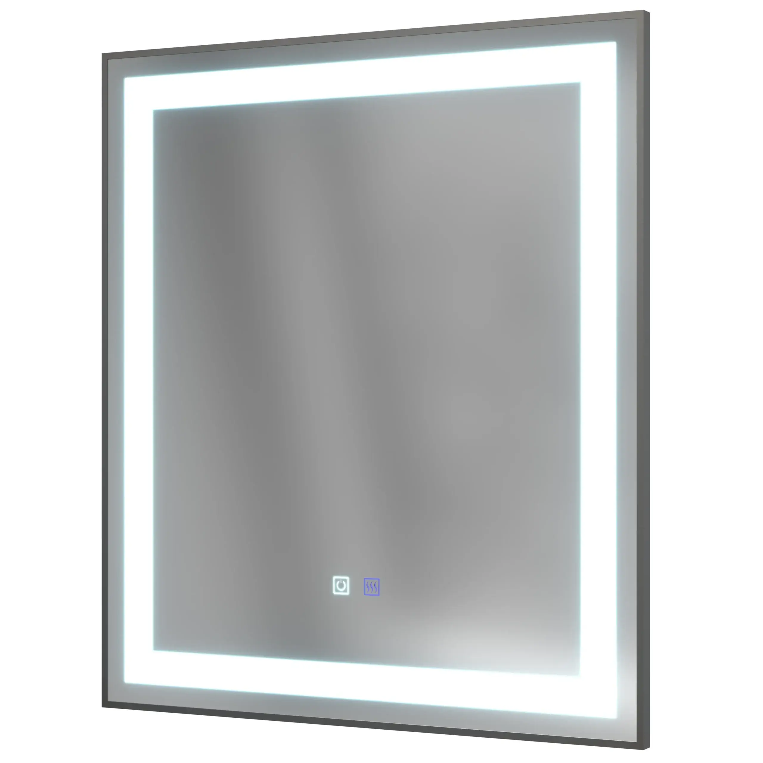 Зеркало для ванной комнаты Van Mebles LED 4 800x600 прямоугольное, с фронтальной LED-подсветкой