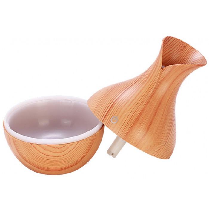 Зволожувач повітря-аромадифузор зволожувач повітря з підсвічуванням UKC LR053 130 мл Світле дерево - фото 5