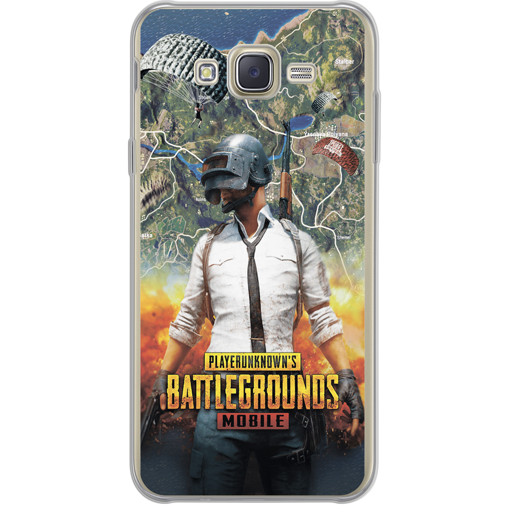 Чохол BoxFace Samsung J700H Galaxy J7 PUBG Mobile Прозорий силікон (24496-up2309-24496)