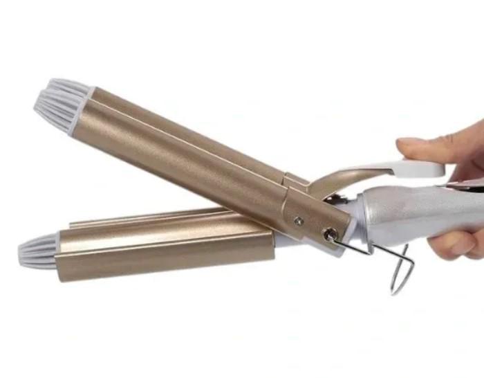 Плойка для волосся Gemei GM 1988-25 3-хвилі з керамічним покриттям 45 Вт (2390000040) - фото 5