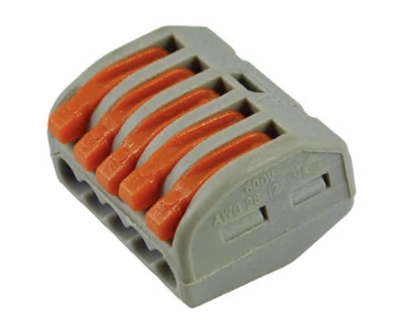 Клема швидкого монтажу WAGO з натискними важелями 5х2,5 мм (28679244)