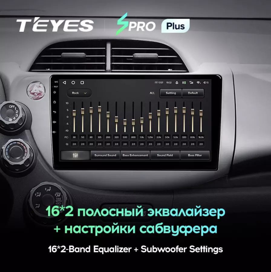 Автомагнітола штатна Teyes SPRO Plus для Honda Jazz 2 GG 2008-2014/Fit 2 GE 2007-2014 Android SPRO PLUS 6+128G Wi-Fi/4G (1648699752) - фото 4