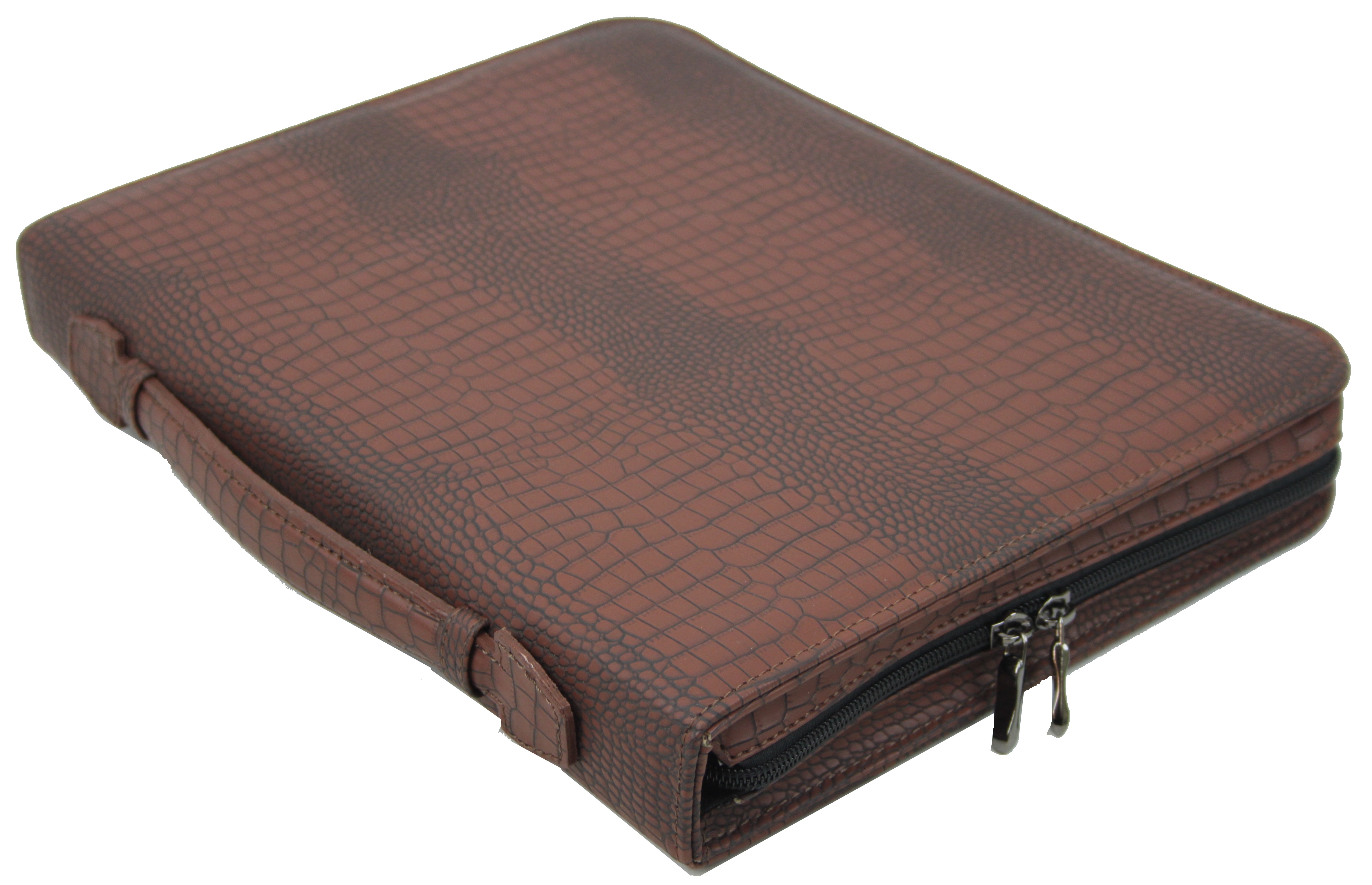 Папка деловая Portfolio из экокожи Коричневый (Port1006 croco brown) Папка деловая Portfolio из экокожи Коричневый (Port1006 croco brown)