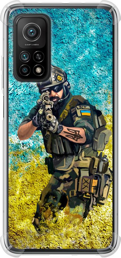 Чехол на Xiaomi Mi 10T Pro Воин ЗСУ (5311sp-2679-42517)