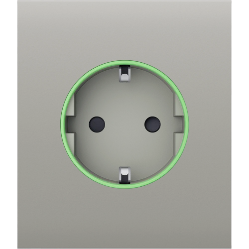 Фронтальна панель Ajax CenterCover smart type F 55 для вбудованої розетки Oyster (31022022)