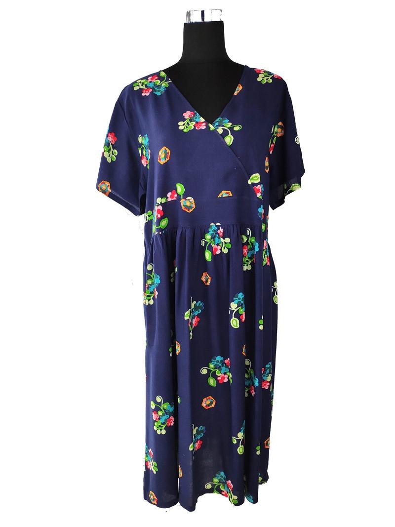 Платье летнее легкое средней длины L-XL (C1856)