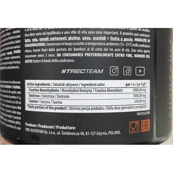 Креатин моногідрат Trec Nutrition Creatine Sport 300 g /60 servings/ Kiwi - фото 2