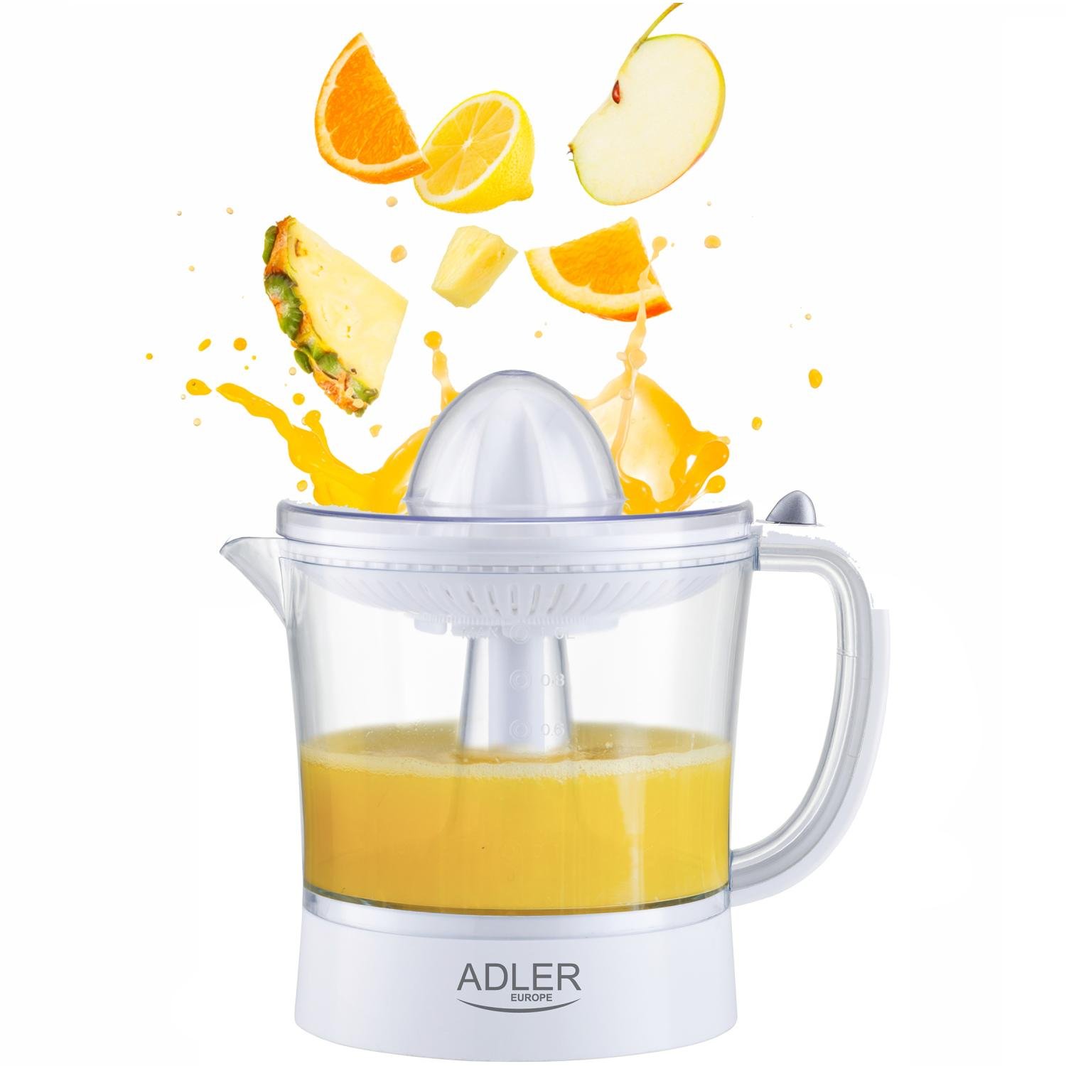 Соковыжималка для цитрусовых Adler AD 4009 60W 1 л White (AD4009) - фото 6 Соковыжималка для цитрусовых Adler AD 4009 60W 1 л White (AD4009) - фото 6