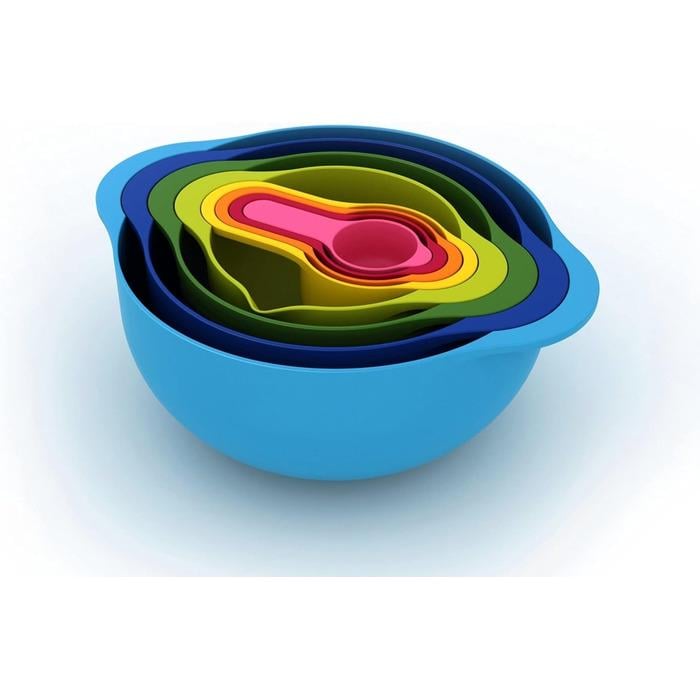 Набор мисок для приготовления пищи Joseph Joseph Duo Nest 8 предметов Разноцветный (2630277)