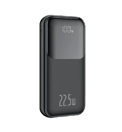 Повербанк Trusmi Ultra Mini PowerBank Digital Display 10000 mAh 22,5W Cable TypeC Lightning Black