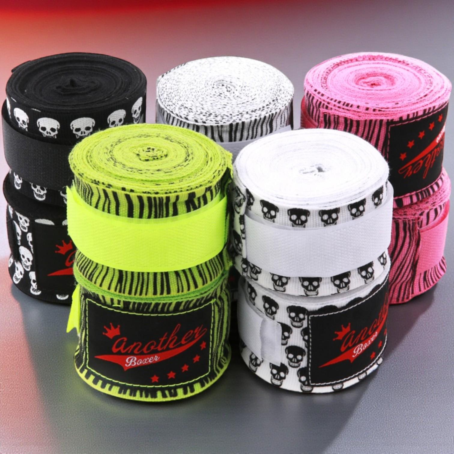 Бинты боксерские Another Boxer с принтом Череп 5 м Белый - фото 10 Бинты боксерские Another Boxer с принтом Череп 5 м Белый - фото 10