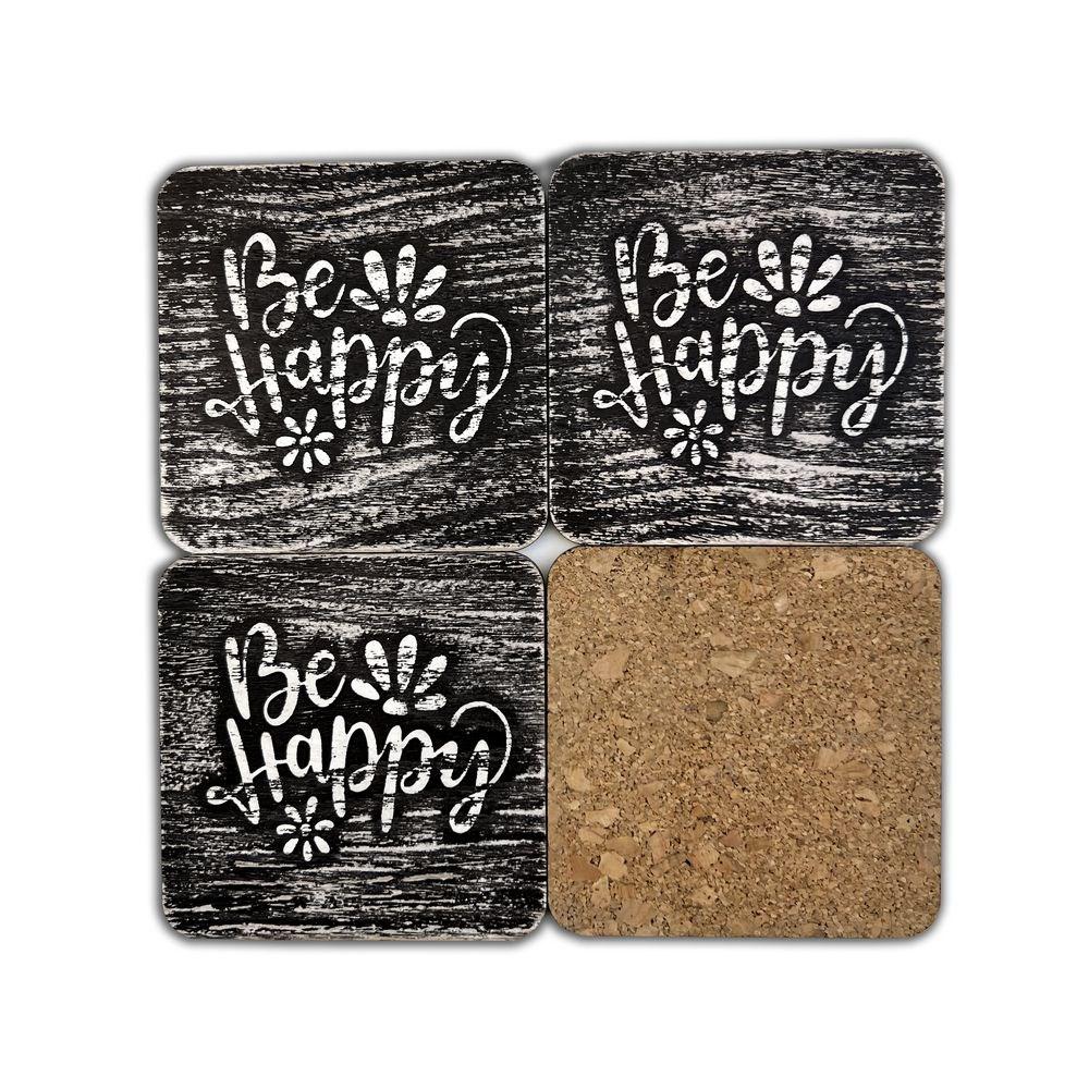 Набір костерів Be happy 4 шт. (хрнк002сву)