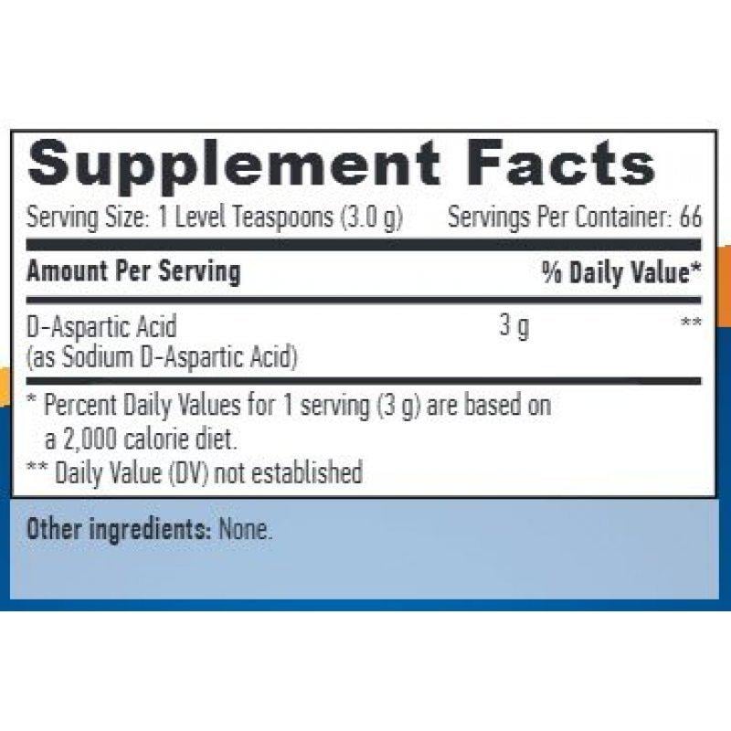 Амінокислота Haya Labs Sports D-Aspartic Acid 200 г (00000037500) - фото 2