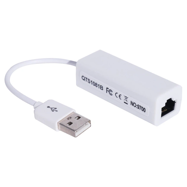 Сетевой переходник USB/LAN RJ45 Белый