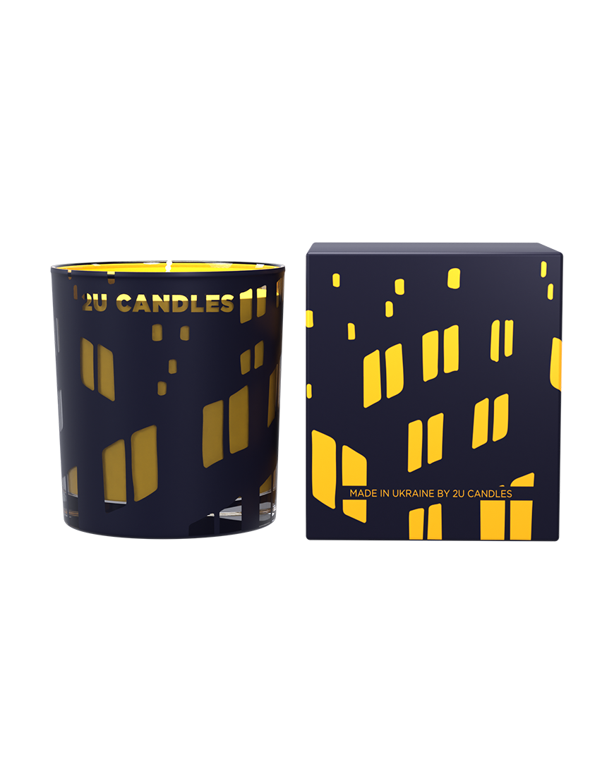 Свічка ароматична City lights 2U мульті 180 г