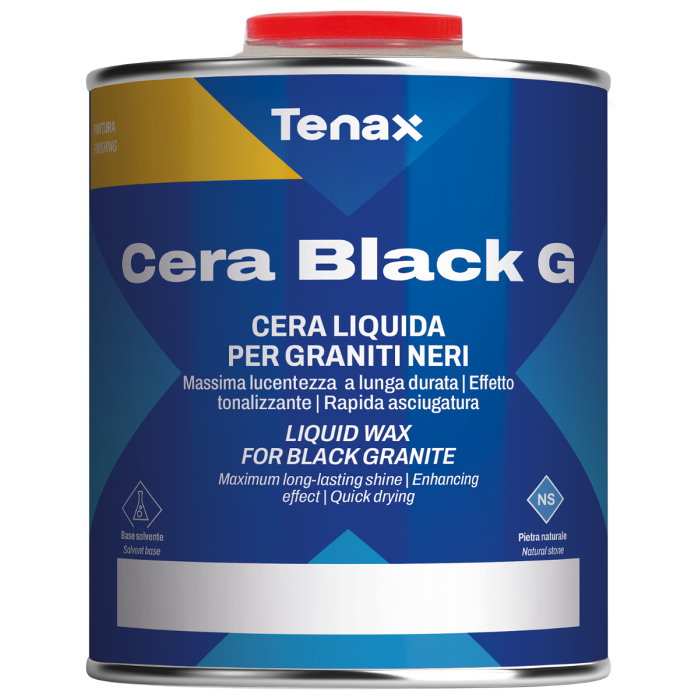 Віск рідкий TENAX Cera Black G для полірування та тонування чорного каменю 0,25 л (002579)