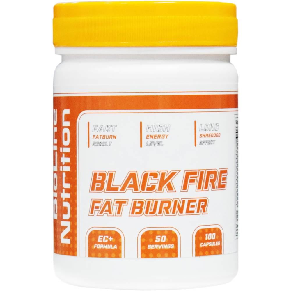 Жиросжигатель BioLine Black Fire Контроль аппетита и метаболизма 100 капсул (30839201)