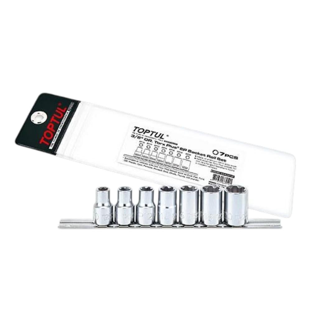 набор головок Torx Plus Toptul 3/8 источника 7 ед. Серебряный (147-112-GAAG0706)