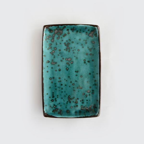 Тарелка Manna ceramics Тиффани 26х16,5 см Бирюзовый (2226-17)