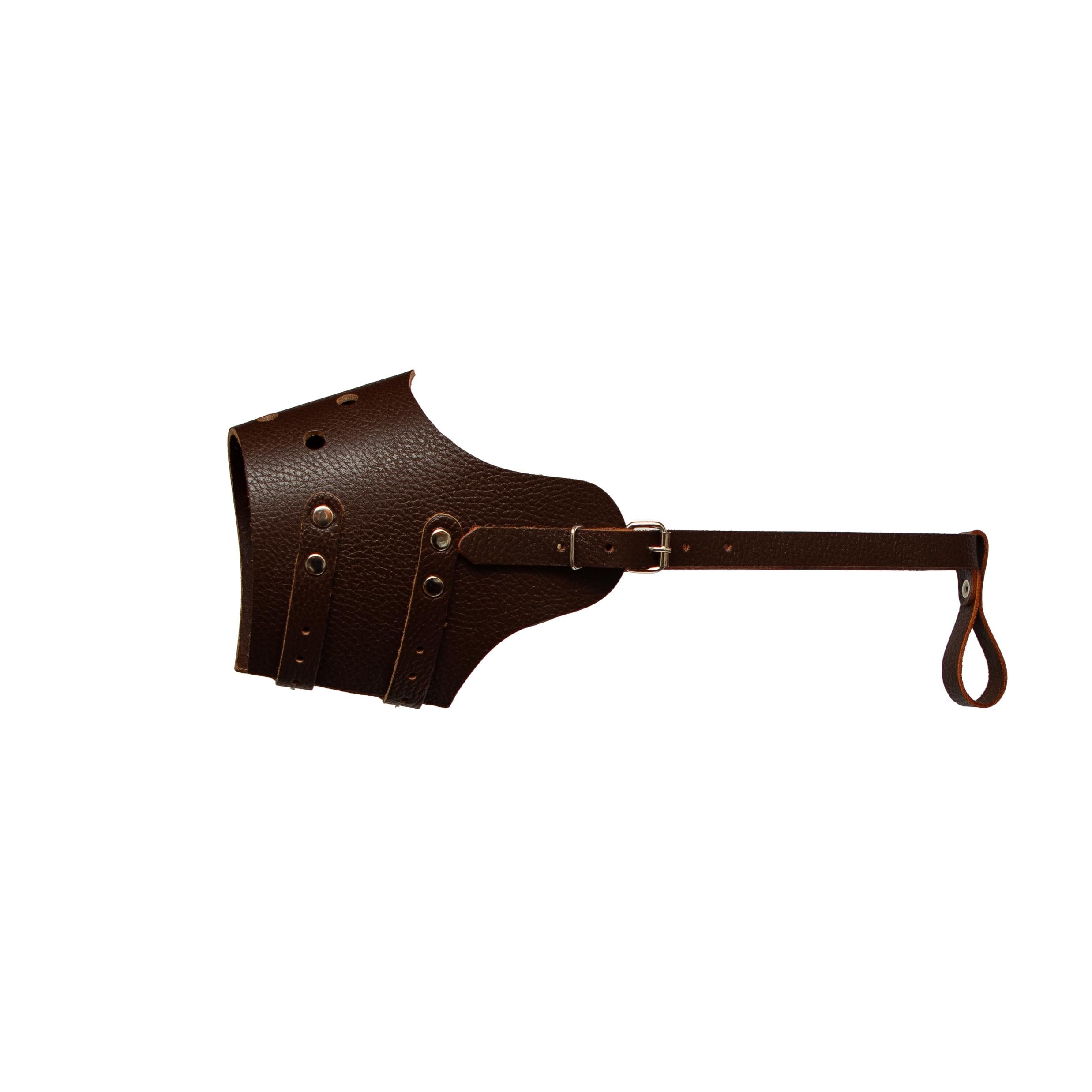 Намордник KareLine закрытый универсальный из ременной кожи