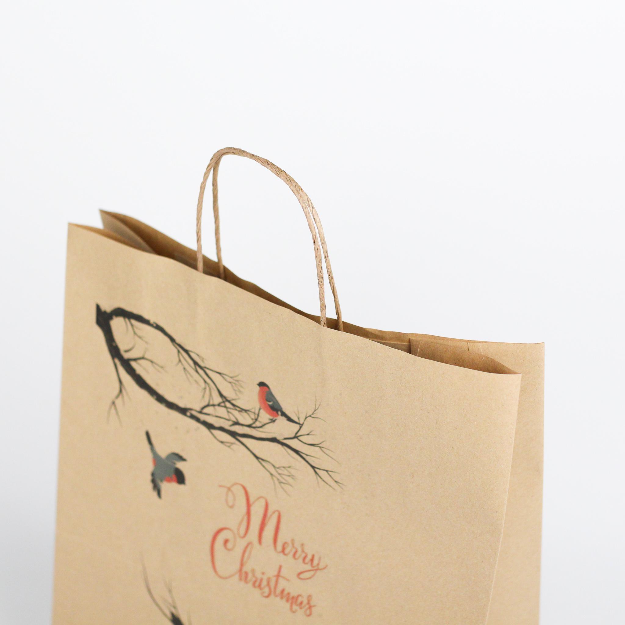 Подарочный пакет бумажный Merry Christmas 320х150х380 мм 10 шт. - фото 3 Подарочный пакет бумажный Merry Christmas 320х150х380 мм 10 шт. - фото 3