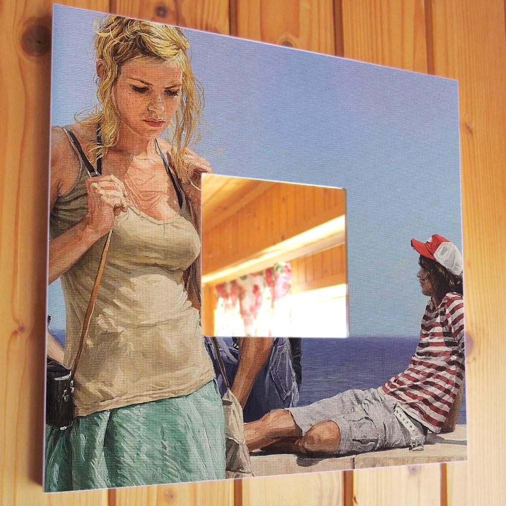 Дзеркало з малюнком Молодість Фотореалізм 260х260 мм (M00334)