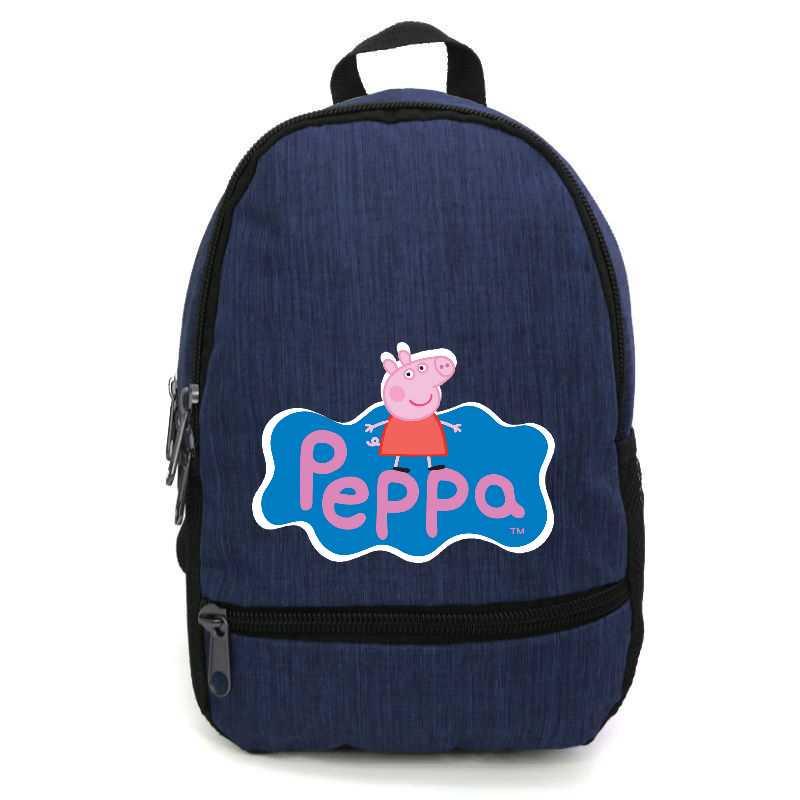 Шкільний рюкзак підлітковий Cappucino Toys Свінка Пеппа PIG 005 12,5 л Синій (1670545670)