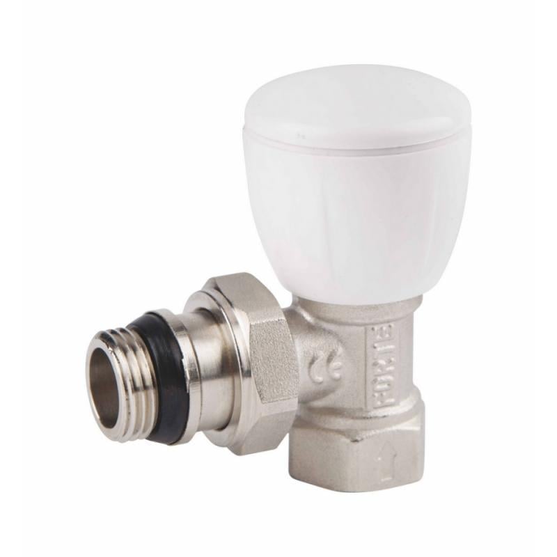 Кран радиаторный SD FORTE Powerful SF232W15 угловой с ручкой с антитечкой 1/2" (SD00021137) Кран радиаторный SD FORTE Powerful SF232W15 угловой с ручкой с антитечкой 1/2" (SD00021137)