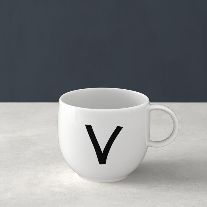 Чашка для кофе Villeroy & Boch V Letters Mugs фарфор 330 мл (2608440) Чашка для кофе Villeroy & Boch V Letters Mugs фарфор 330 мл (2608440)