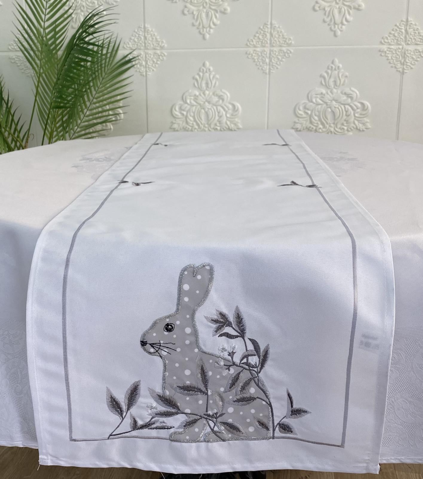 Дорожка пасхальная 40x160 см Easter Bunnies CN21724 White (CN15616) Дорожка пасхальная 40x160 см Easter Bunnies CN21724 White (CN15616)